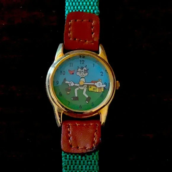 Vintage Highlights For Children Tommy Timbertoes Watch Vintage toy watch: HIGHLIGHTS TOMMY TIMBERTOES WATCH, in box  main image 3